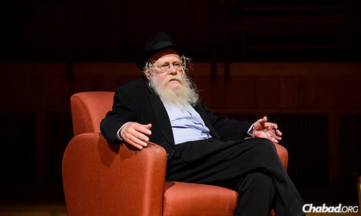 Rabbi Adin (Even-Yisrael) Steinsaltz, renowned Talmudist and author of the newly published and highly acclaimed book “My Rebbe,” was interviewed on stage. 