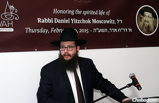 Rabbi Yosef Moscowitz, director of the Bucktown Chabad and executive director of Lubavitch Chabad of Illinois.