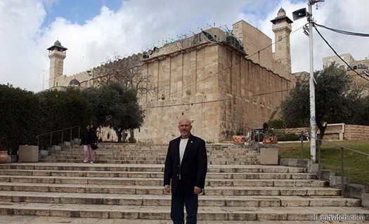 Clemmons in Hebron, Israel. 