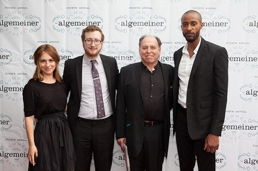 From left: Mushka Efune, Dovid Efune, Marty Peretz and Miguel Wright. Photo: Sarah Rogers.