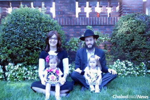 Rabbi Shimon and Chanie Gruzman and family.