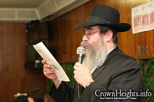 Rabbi Aaron Leizer at a family event in 2008