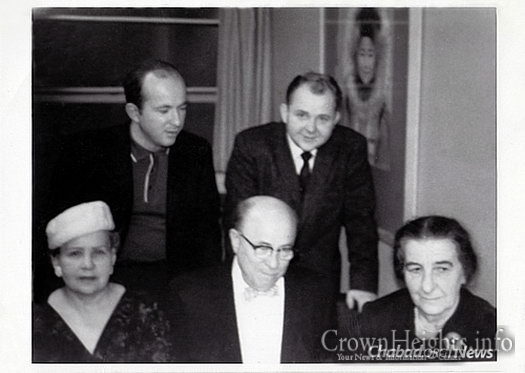 Years before becoming prime minister of Israel, Golda Meir, right, visited the Greens and other Jewish families in Alaska, circa 1962. (Photo courtesy of the Estate of David Green)