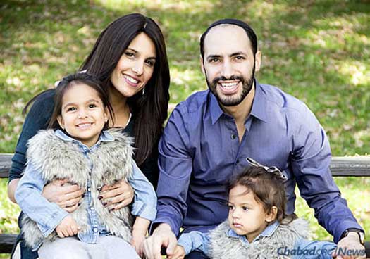 Tirtza and Yisrael Ben David say their daughters “grow so much” from their learning.