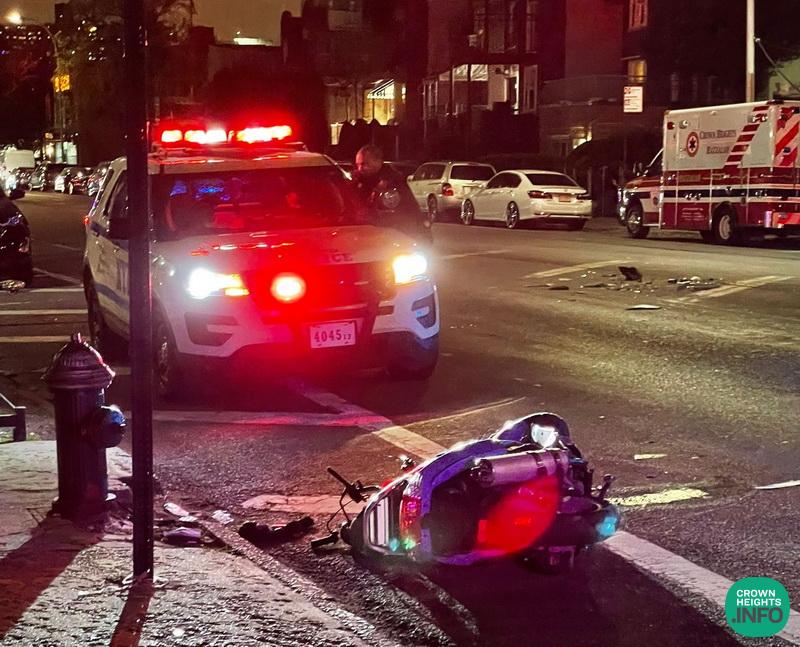 Two Thrown From Moped In Monday Night Crash CrownHeights.info