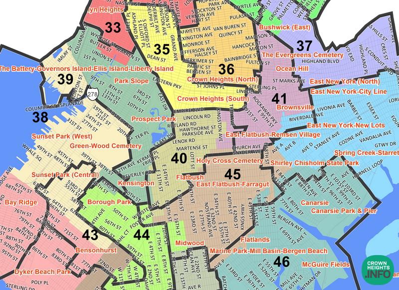 Preliminary Maps For City Council Districts Released, Crown Heights