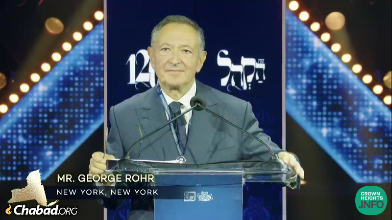 WATCH: The Keynote Address, George Rohr | CrownHeights.info – Chabad ...