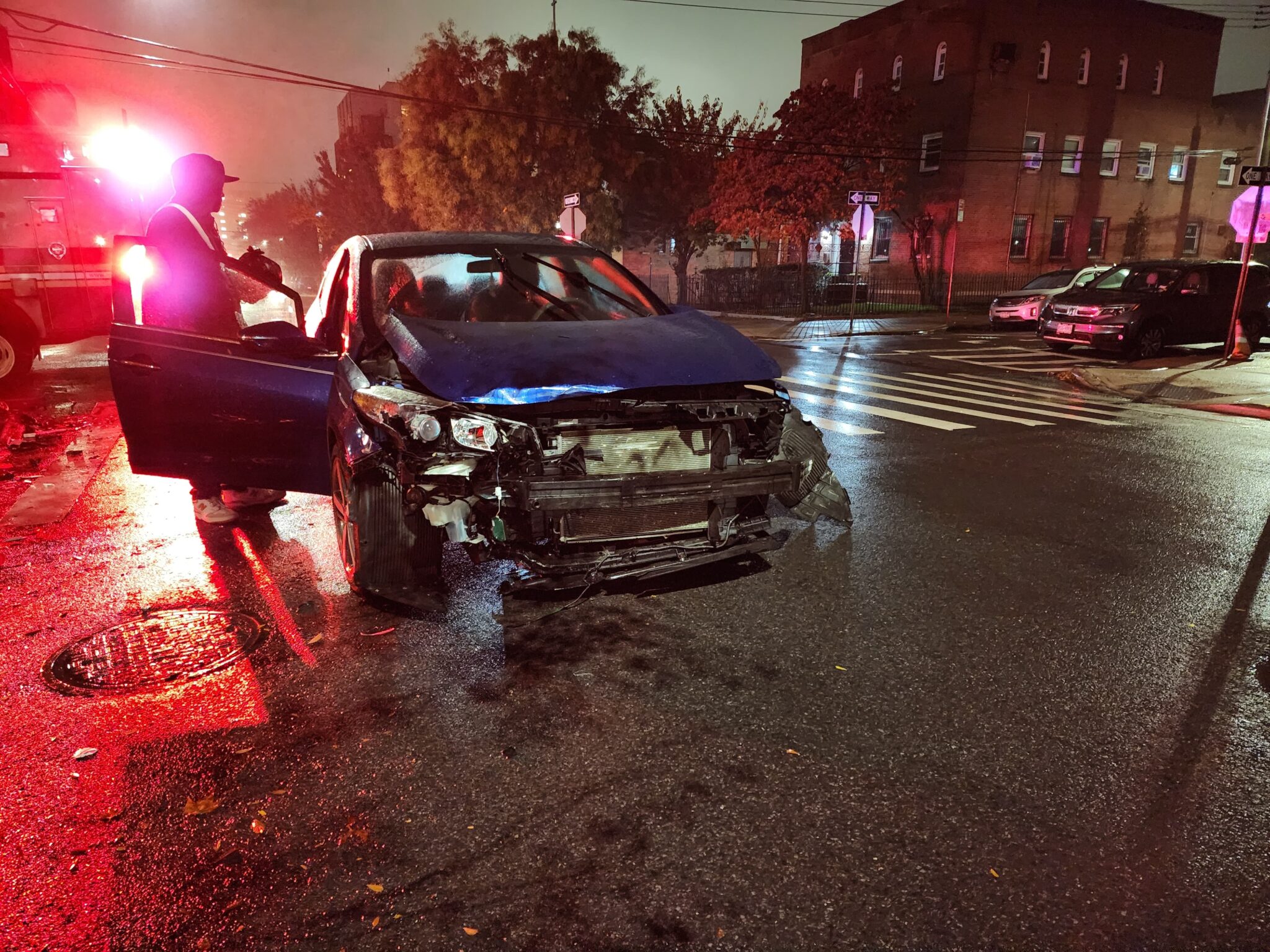 Two Car Crash Leaves One With Significant Injuries in Crown Heights ...