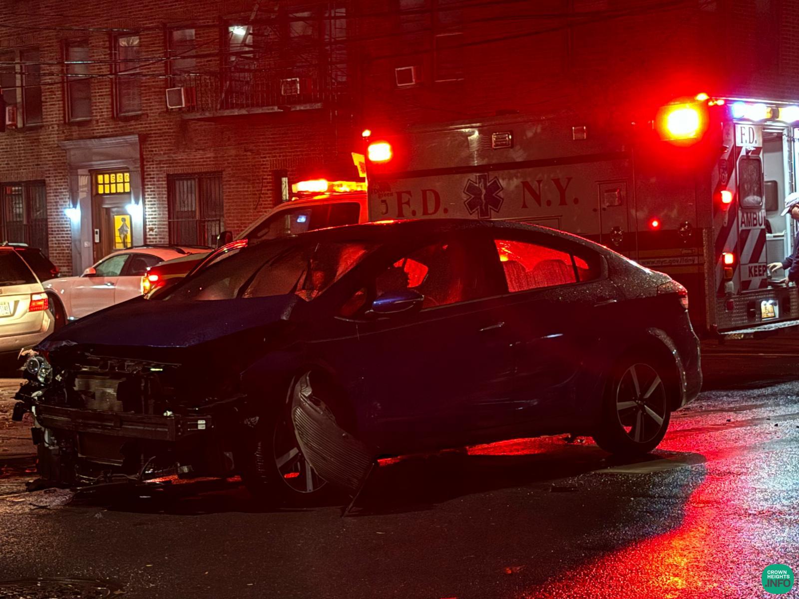 Two Car Crash Leaves One With Significant Injuries in Crown Heights ...
