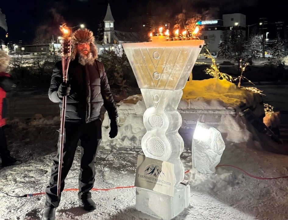 Northernmost Menorahs Light Up Alaskan Polar Nights CrownHeights.info