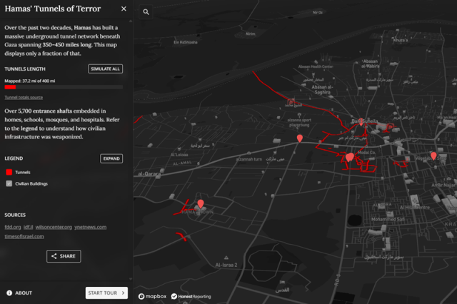 Honest Reporting Releases Interactive Map Shows Locations of Gaza’s ...