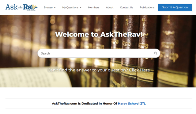 AskTheRav Unveils AI-Powered Search for Instant Halachic Answers ...