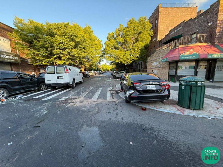 Three Car Crash Causes Injuries On Kingston and Crown in Crown Heights ...