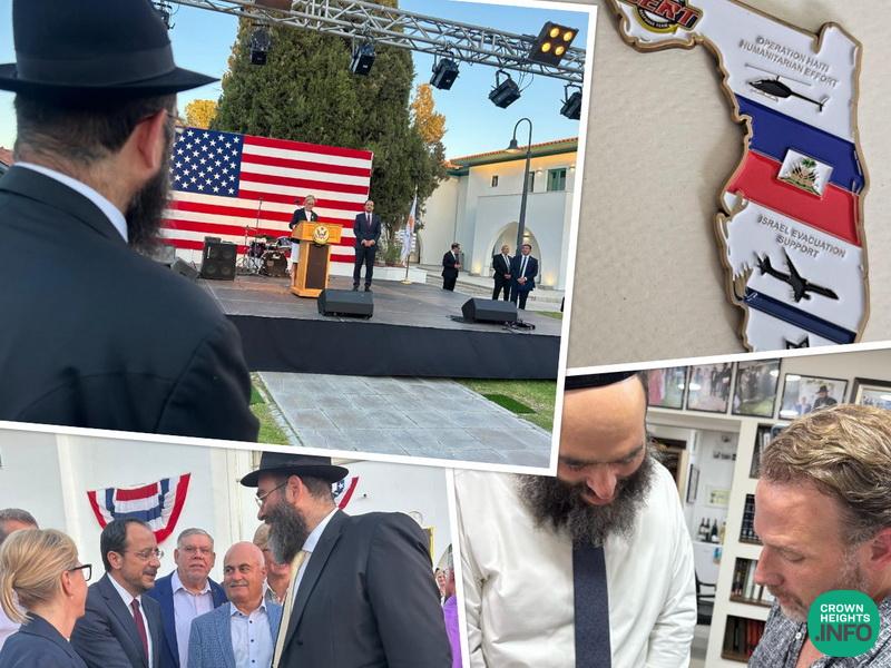 American Officials Honor Rabbi Raskin and Chabad of Larnaca for Lifesaving...