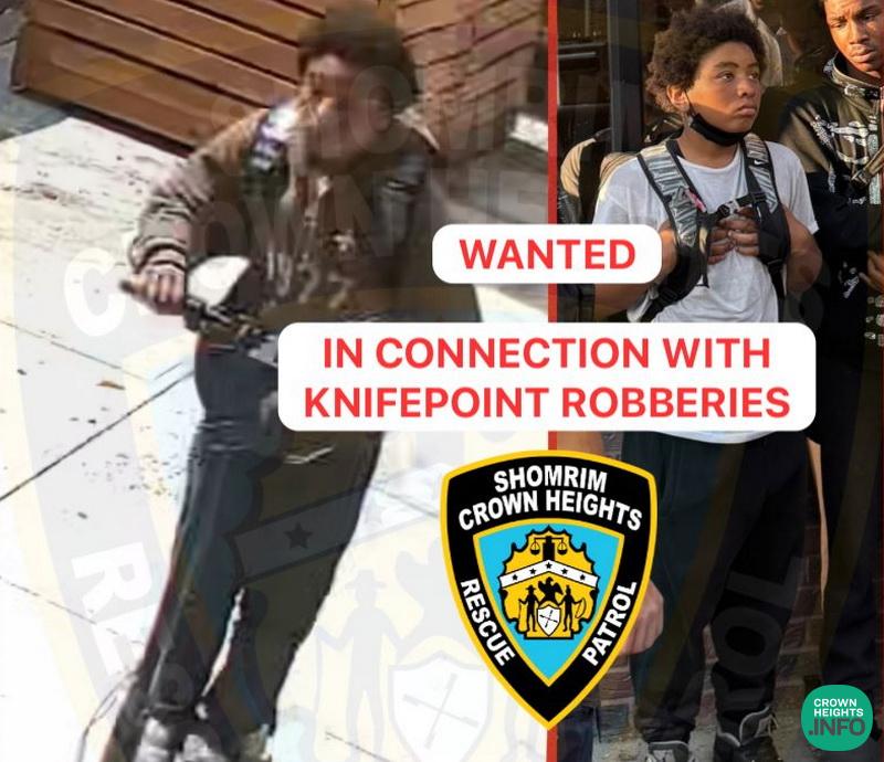 Shomrim Releases PSA Regarding Knife-Point Robberies