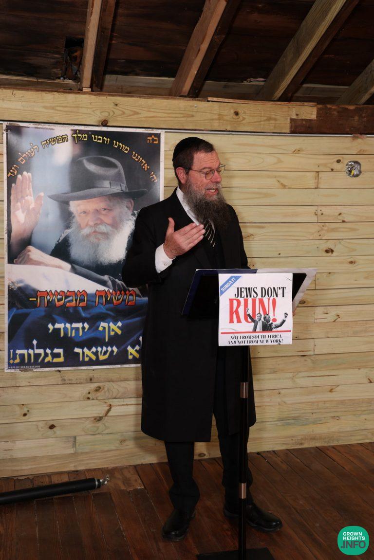 “Jews Don’t Run”: South African Rabbi Delivers Message of Courage to ...