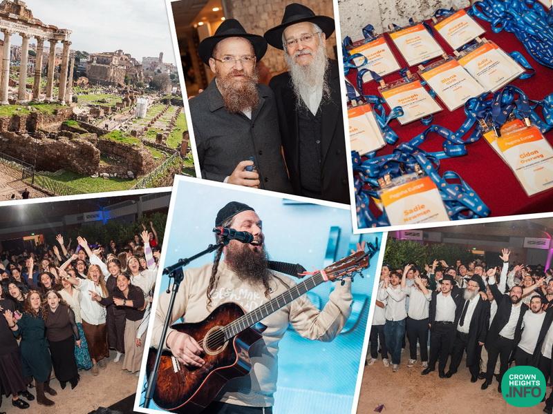 Chabad on Campus Brings Hundreds of Students Together in Rome