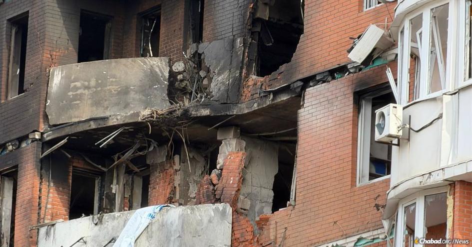 Odessa Jewish School and Orphanage Suffers Direct Hit in Drone Strike