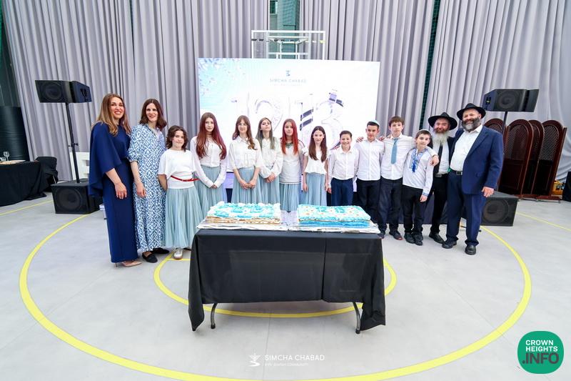 Moving Bar and Bat Mitzvah Celebration Held at Kyiv’s Chabad “Simcha” Community